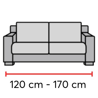 medidas forro para sofa de dos puestos