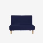 Forro ajustable azul para sofa cama talla m