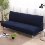 forro para sofa cama azul