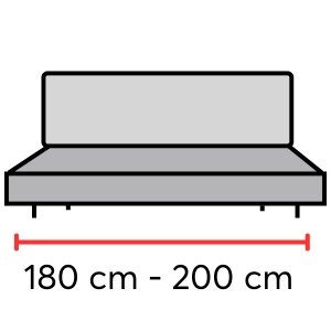 medidas forro para sofa cama de tres puestos